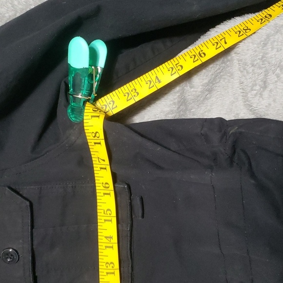 Econew. Vintage Black Field Style; Warm Jacket; Adjustable; Distressed. Size M - Picture 13 of 16